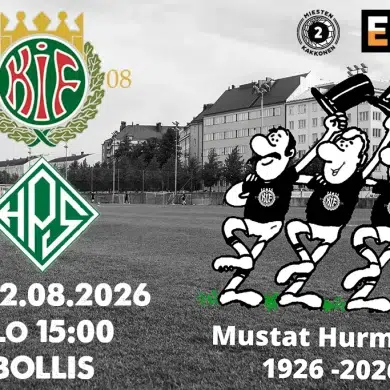 Pääsylippu KIFFEN - HPS - la 22.08.2026 klo 15:00
